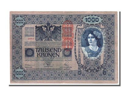 bankovec, 
  
  Avstrija, 
  
  1000 kron