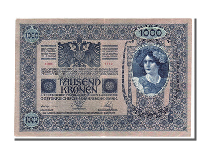bankovec, 
  
  Avstrija, 
  
  1000 kron