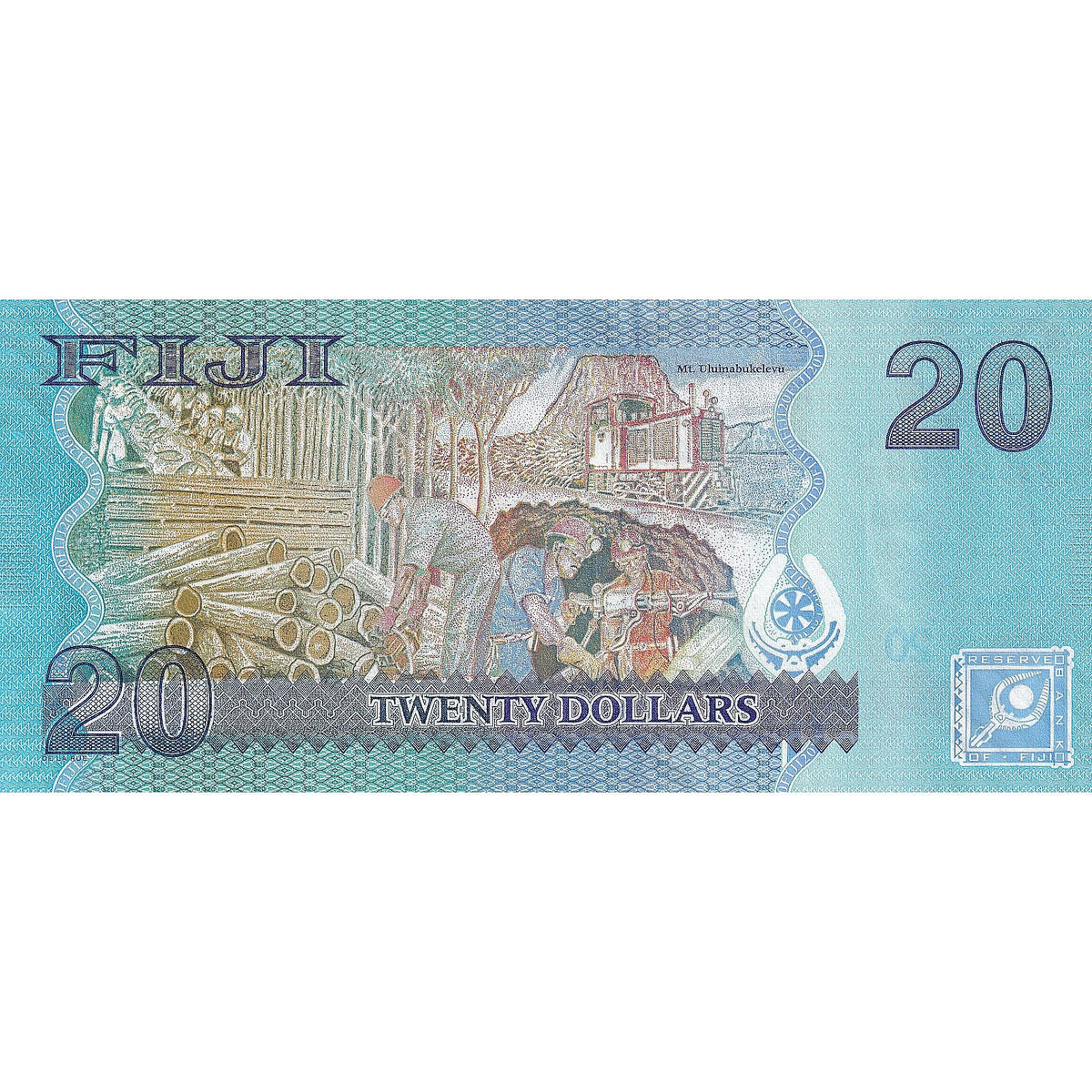 Fidži, 
  
  20 dolarjev, 
  
  2013