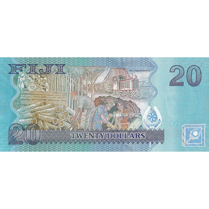 Fidži, 
  
  20 dolarjev, 
  
  2013