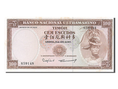 bankovec, 
  
  Timor, 
  
  100 eskudov