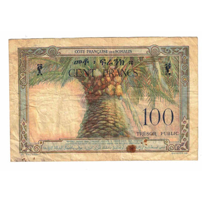 bankovec, 
  
  Francoska Somalija, 
  
  100 frankov
