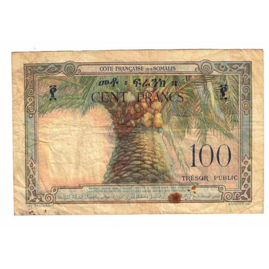 bankovec, 
  
  Francoska Somalija, 
  
  100 frankov