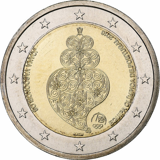 Portugalska, 
  
  2 evra, 
  
  2016