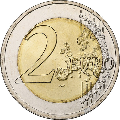 Latvija, 
  
  2 evra, 
  
  2018