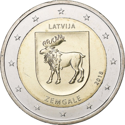 Latvija, 
  
  2 evra, 
  
  Zemgale