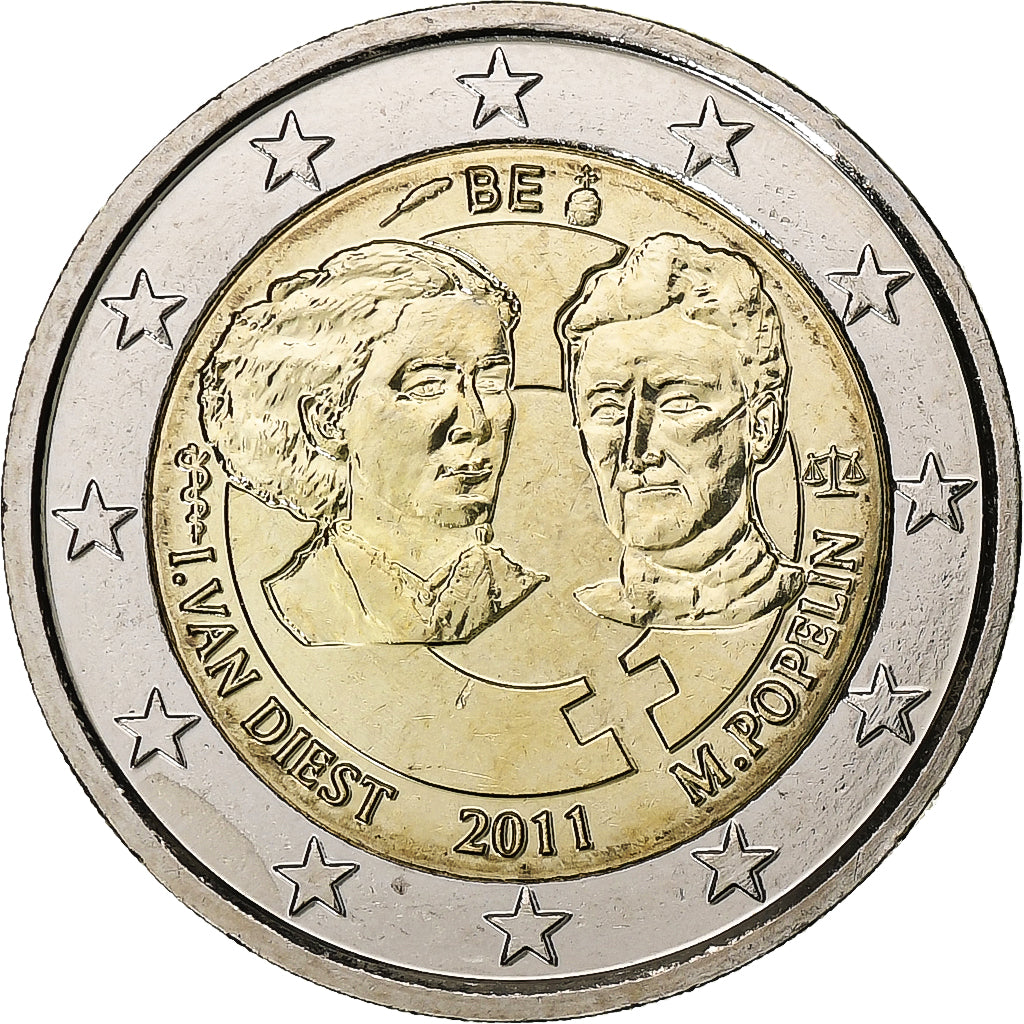 Belgija, 
  
  Albert II., 
  
  2 evra