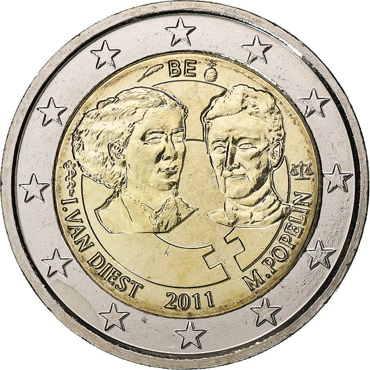 Belgija, 
  
  Albert II., 
  
  2 evra