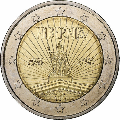 Irska, 
  
  2 evra, 
  
  2016