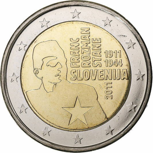 Slovenija, 
  
  2 evra, 
  
  2011
