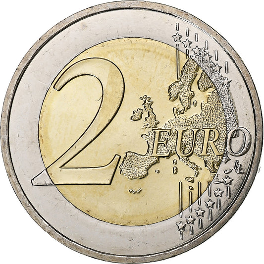 Francija, 
  
  2 evra, 
  
  Murska padala v Berlinu