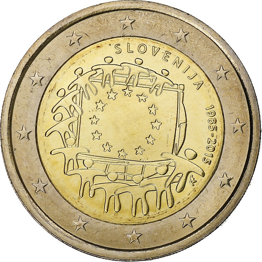 Slovenija, 
  
  2 evra, 
  
  2015