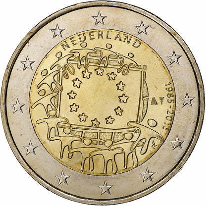Nizozemska, 
  
  2 evra, 
  
  2015