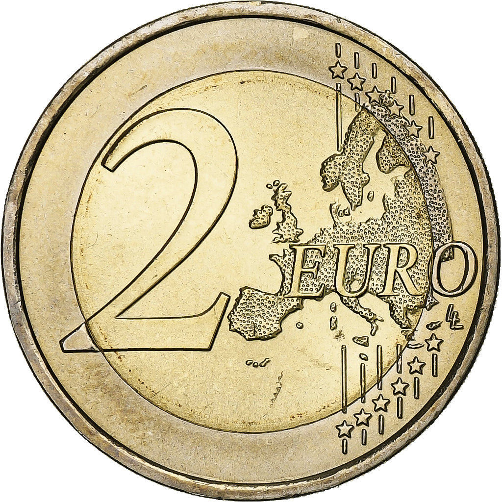 Portugalska, 
  
  2 evra, 
  
  30 ans Drapeau européen