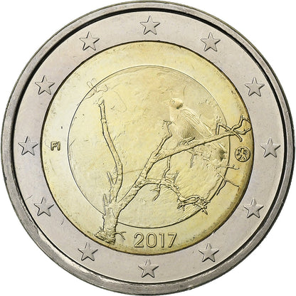 Finska, 
  
  2 evra, 
  
  2017