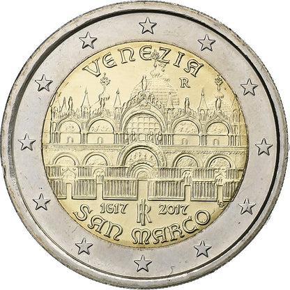 Italija, 
  
  2 evra, 
  
  Bazilika svetega Marka