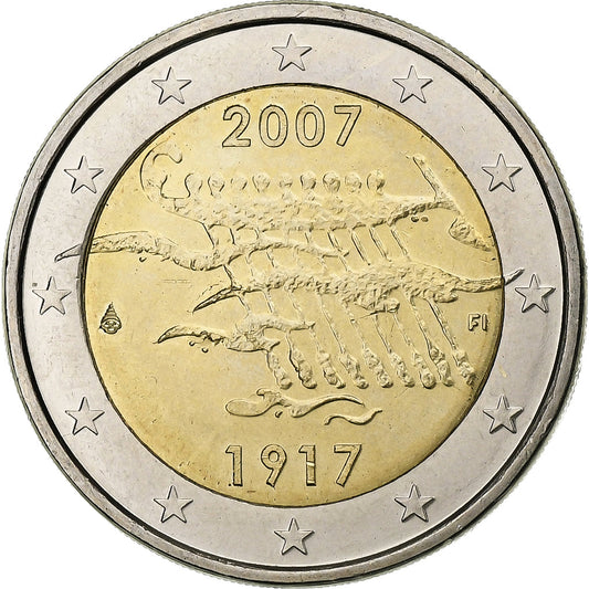 Finska, 
  
  2 evra, 
  
  2007