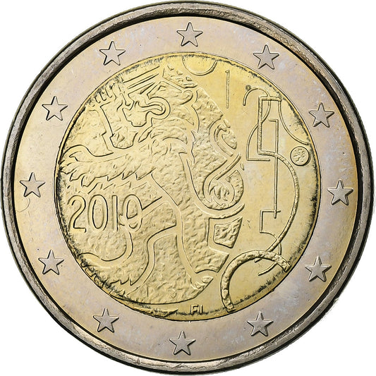 Finska, 
  
  2 evra, 
  
  Rahapaja