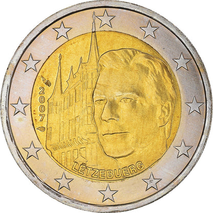 Luksemburg, 
  
  2 evra, 
  
  Palais Grand-Ducal