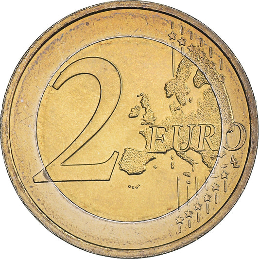 Luksemburg, 
  
  2 evra, 
  
  Veliki vojvodi Henri in Guillaume IV