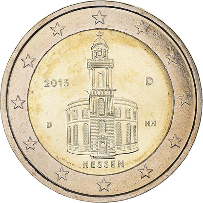NEMČIJA - ZVEZNA REPUBLIKA, 
  
  2 evra, 
  
  Hessen