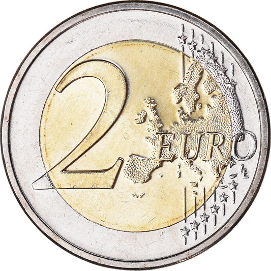 Luksemburg, 
  
  2 evra, 
  
  15ème anniversaire de l’accession au trône