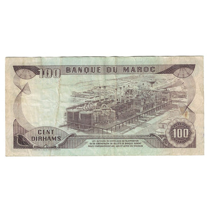 bankovec, 
  
  Maroko, 
  
  100 dirhamov