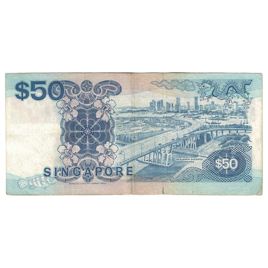bankovec, 
  
  Singapur, 
  
  50 dolarjev