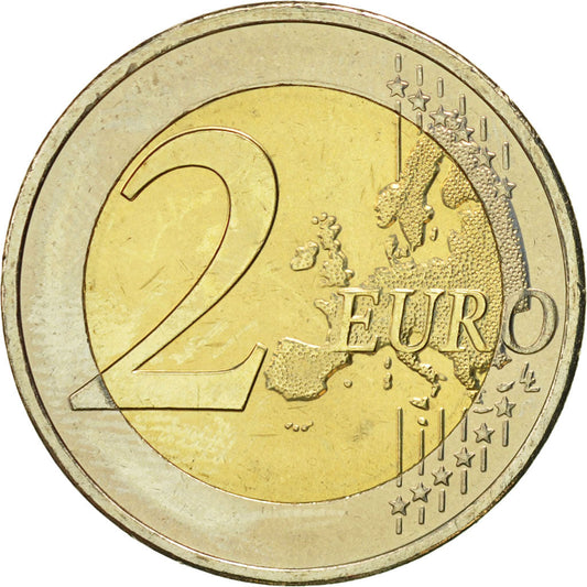 Grčija, 
  
  2 evra, 
  
  10 ans de l'Euro