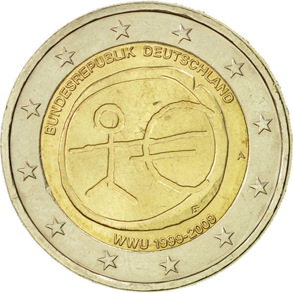 Nemčija, 
  
  2 evra, 
  
  EMU