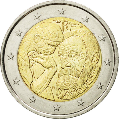 Francija, 
  
  2 evra, 
  
  2017