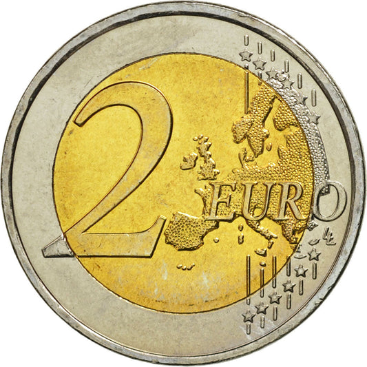 Grčija, 
  
  2 evra, 
  
  10 Jahre evrov