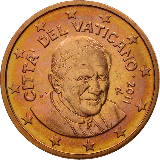 VATIKAN, 
  
  2 evro centa, 
  
  2011