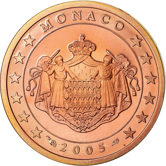 Monako, 
  
  2 evro centa, 
  
  2005