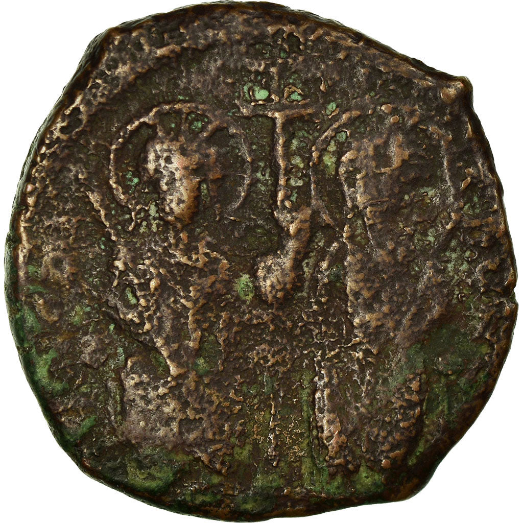 kovanec, 
  
  Justin II., 
  
  Follis