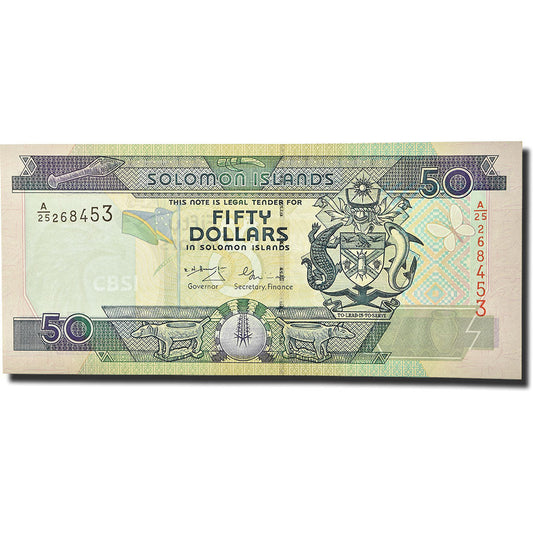 bankovec, 
  
  Salomonovi otoki, 
  
  50 dolarjev