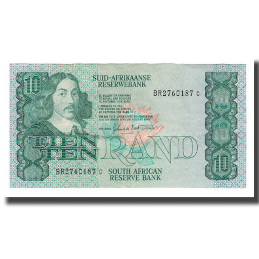 bankovec, 
  
  Južna Afrika, 
  
  10 Rand