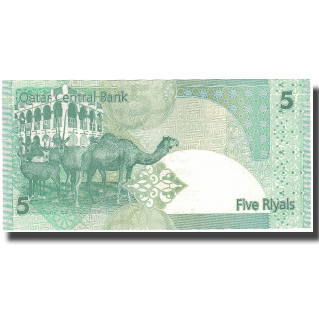 bankovec, 
  
  Katar, 
  
  5 rialov