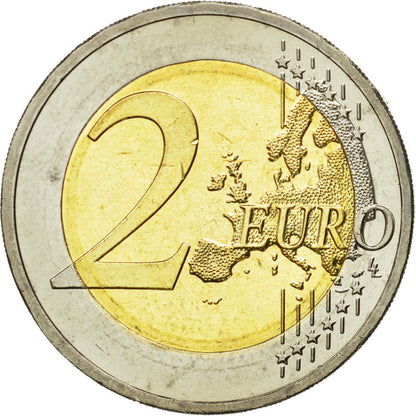 NEMČIJA - ZVEZNA REPUBLIKA, 
  
  2 evra, 
  
  10. obletnica emuja