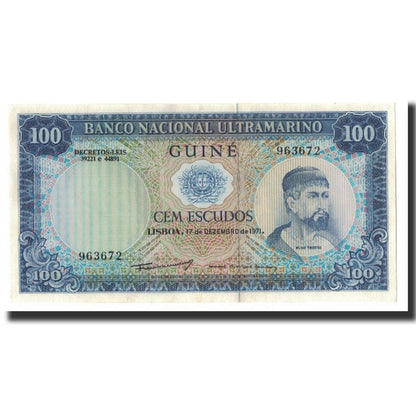 bankovec, 
  
  portugalska gvineja, 
  
  100 eskudov