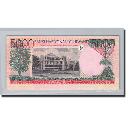 bankovec, 
  
  Ruanda, 
  
  5000 frankov