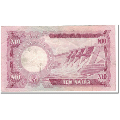 bankovec, 
  
  Nigerija, 
  
  10 Naira
