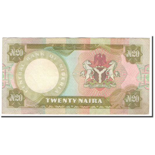 bankovec, 
  
  Nigerija, 
  
  20 Naira