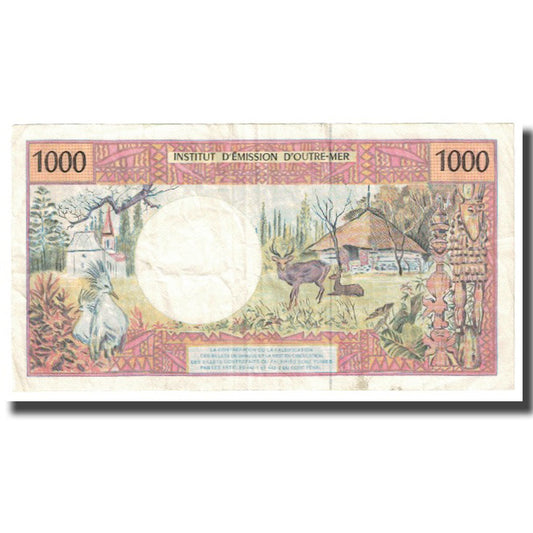 bankovec, 
  
  Francoska pacifiška ozemlja, 
  
  1000 frankov