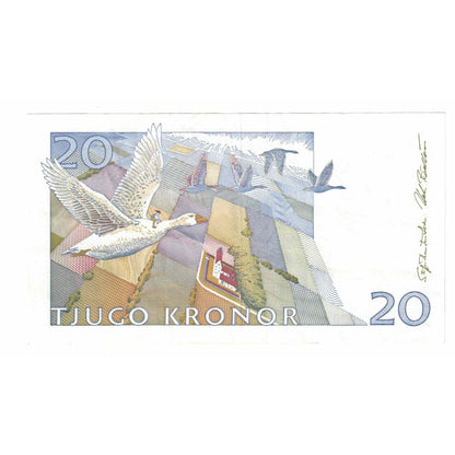 bankovec, 
  
  Švedska, 
  
  20 kron