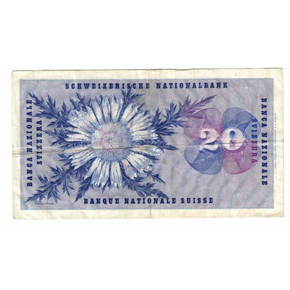 bankovec, 
  
  Švica, 
  
  20 frankov