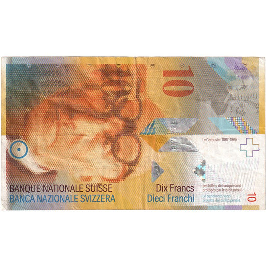Švica, 
  
  10 frankov, 
  
  KM:66a