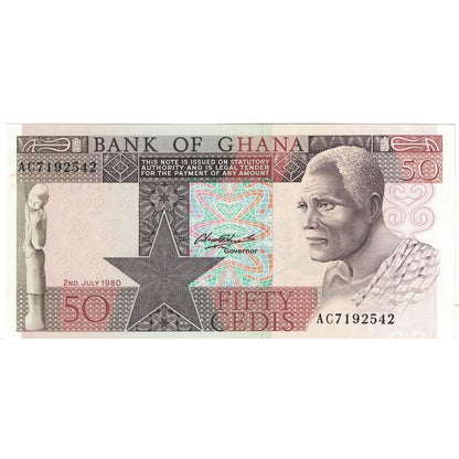 bankovec, 
  
  Gana, 
  
  50 cedijev