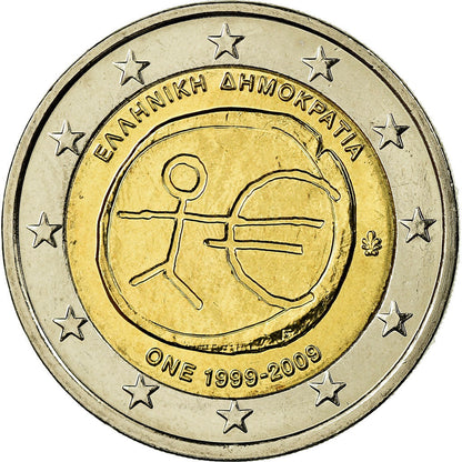 Grčija, 
  
  2 evra, 
  
  2009