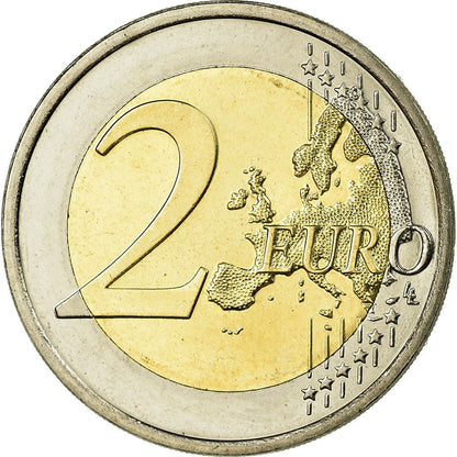 Finska, 
  
  2 evra, 
  
  100. obletnica rojstva